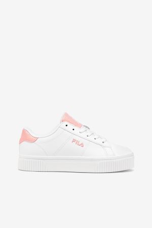 FILA Panache Glitter Sneakers White / Pink,Womens Shoes | CA.OCUADL038